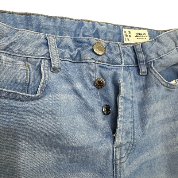 Denim&Co Classic Blue Slim Shorts - Picture 3 of 4